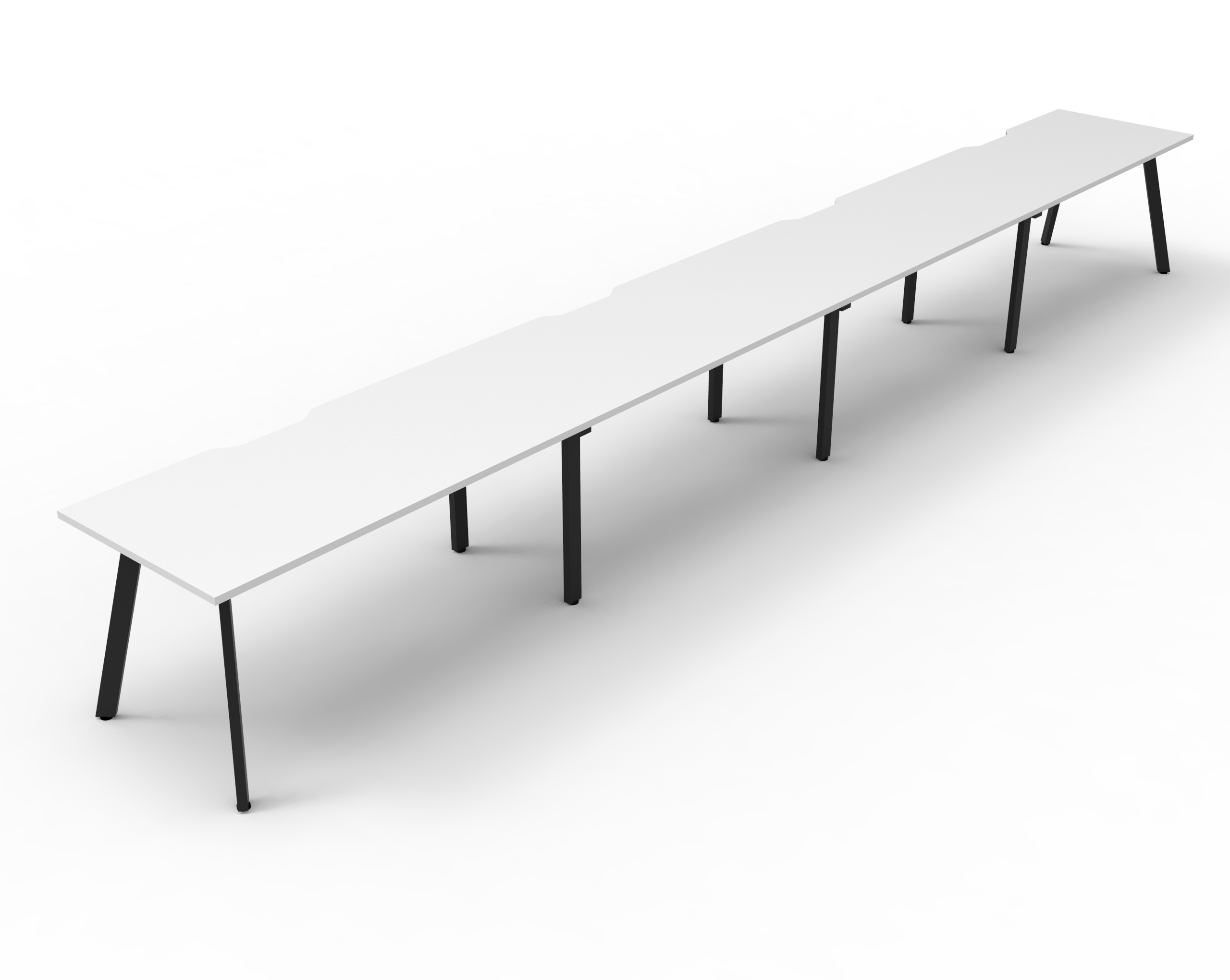 Eternity 4 Person Single Sided Workstations